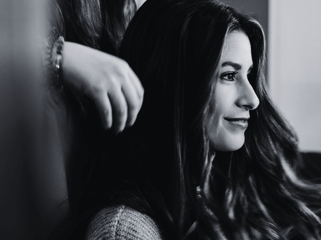 Client enjoying a professional hair consultation at Alpha Hair Studio in Cork City.